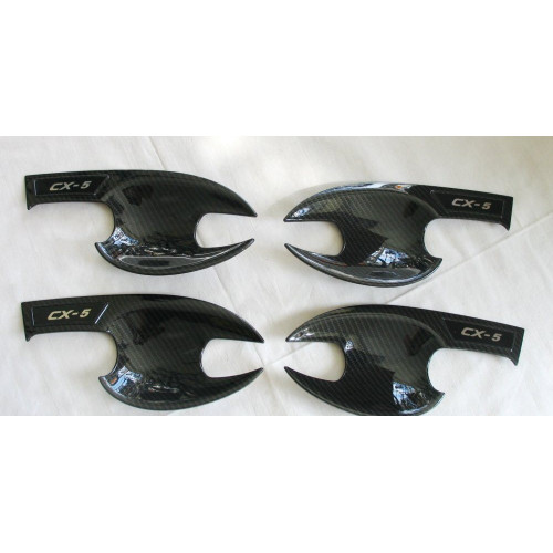 Накладки под ручки Mazda CX-5 2018 карбон